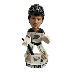 NIB Collectible Anaheim Ducks Goalie John Gibson #36 Souvenir Statue Bobblehead
